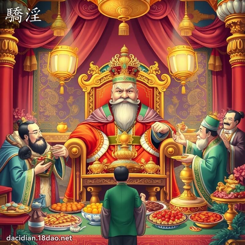 驕淫 - 國語大辭典配圖