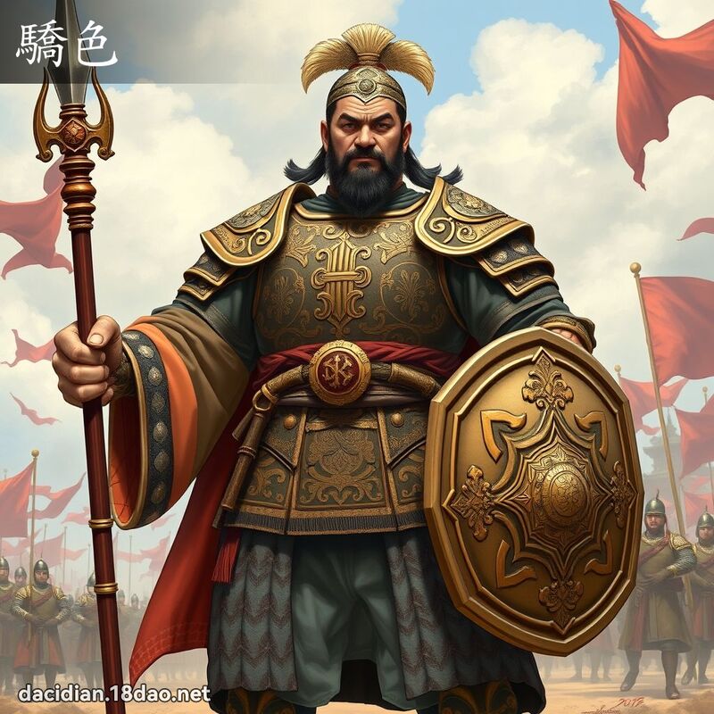 驕色 - 國語大辭典配圖