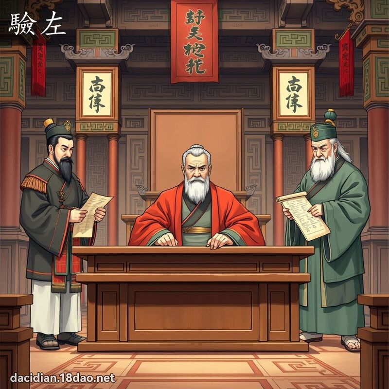 验左 - 国语大辞典配图