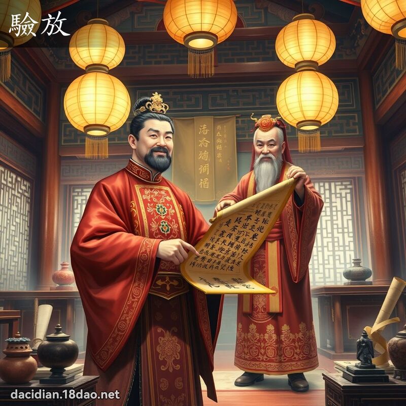验放 - 国语大辞典配图