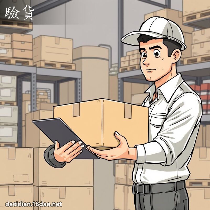 驗貨 - 國語大辭典配圖