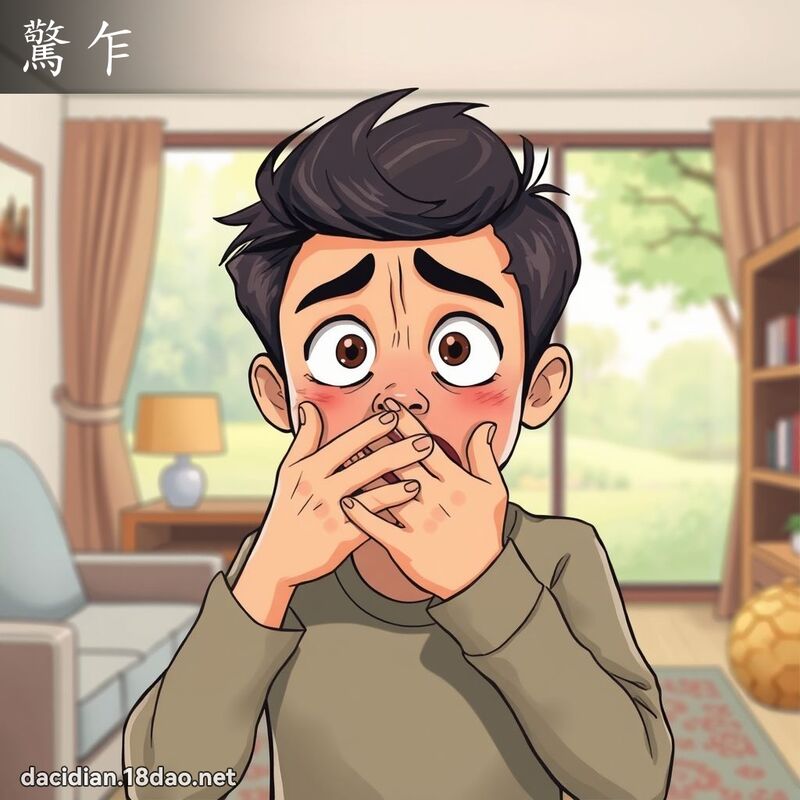 驚乍 - 國語大辭典配圖