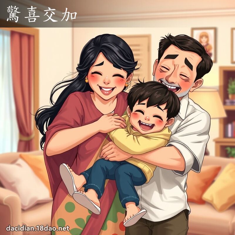 惊喜交加 - 国语大辞典配图