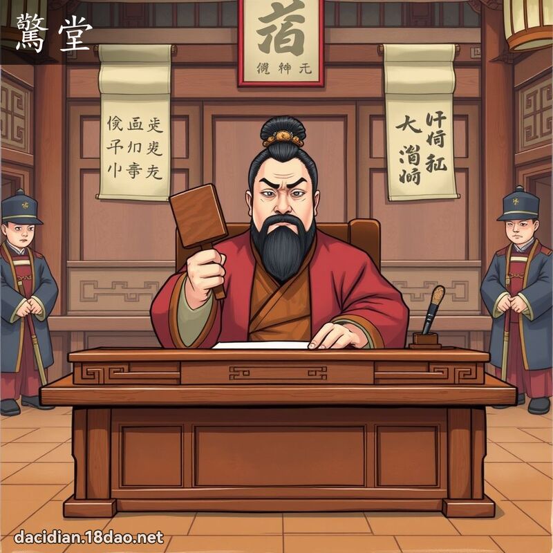 驚堂 - 國語大辭典配圖