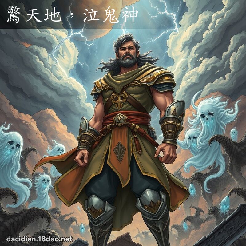 驚天地，泣鬼神 - 國語大辭典配圖