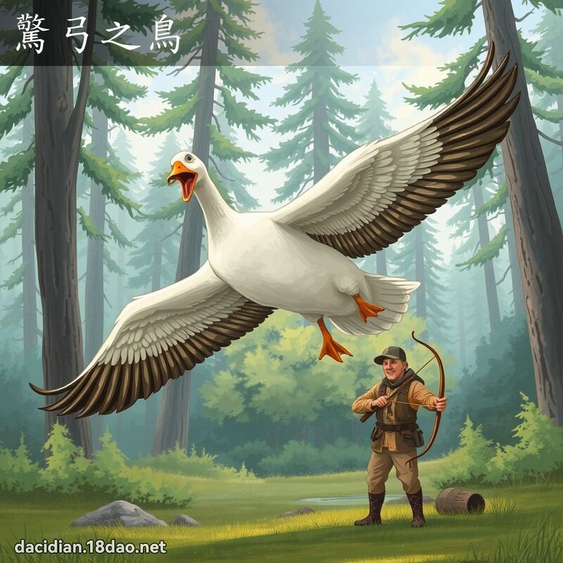 驚弓之鳥 - 國語大辭典配圖