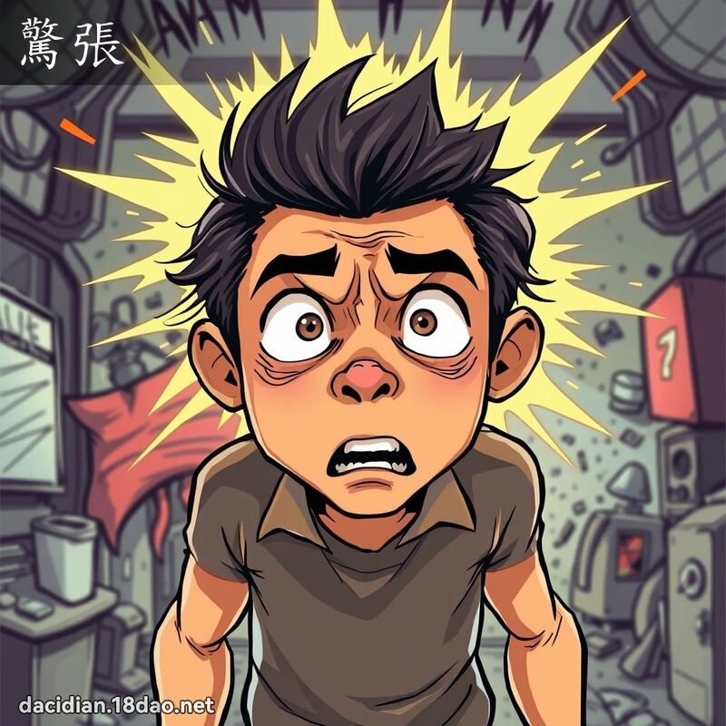 驚張 - 國語大辭典配圖