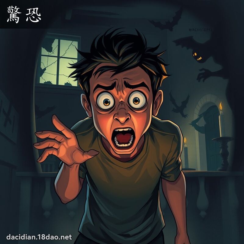 驚恐 - 國語大辭典配圖