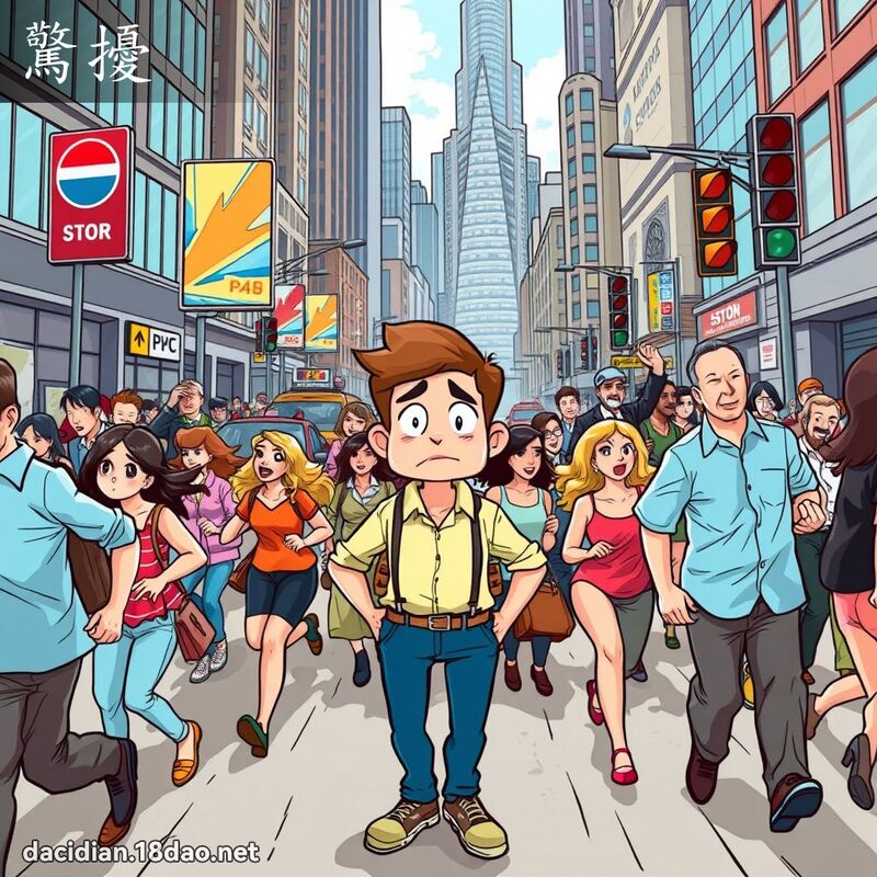 惊扰 - 国语大辞典配图