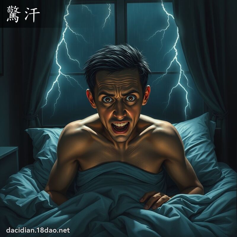 驚汗 - 國語大辭典配圖