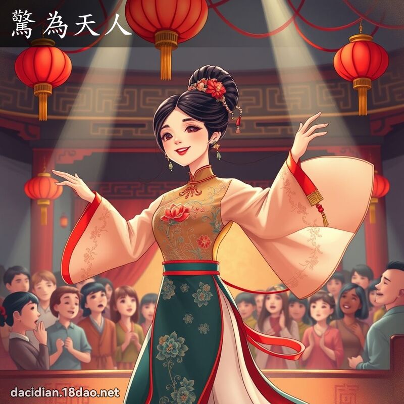 驚為天人 - 國語大辭典配圖
