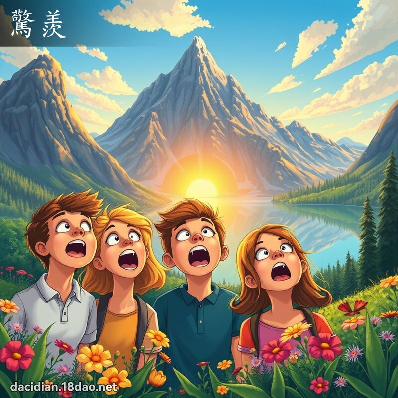 惊羡 - 国语大辞典配图