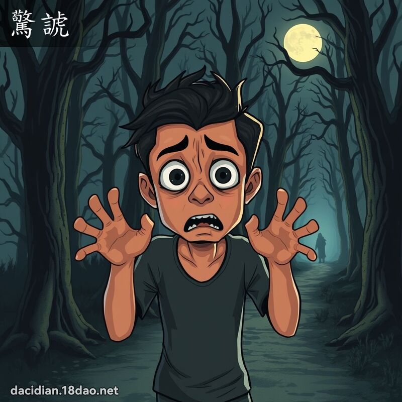 驚諕 - 國語大辭典配圖