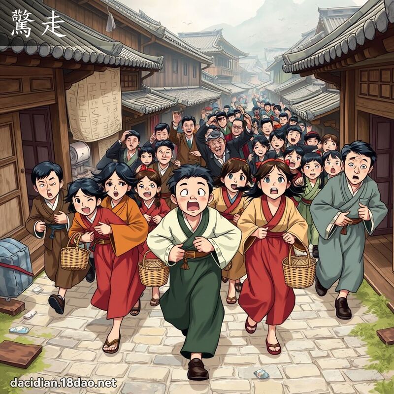驚走 - 國語大辭典配圖