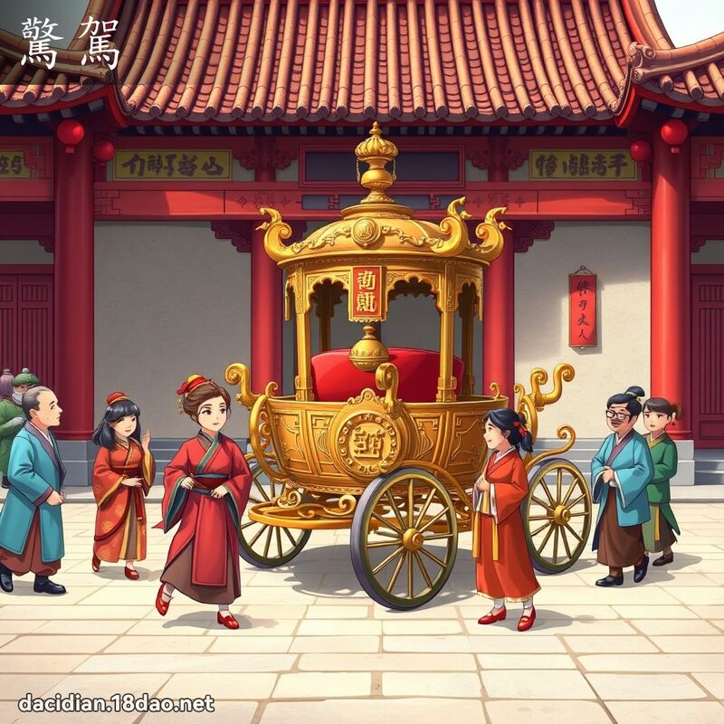 驚駕 - 國語大辭典配圖