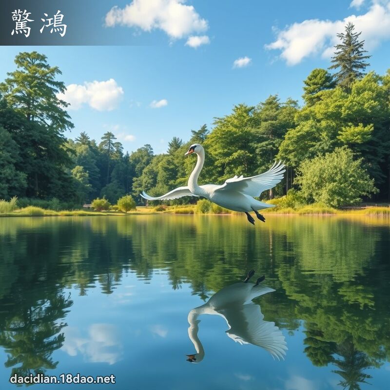 驚鴻 - 國語大辭典配圖