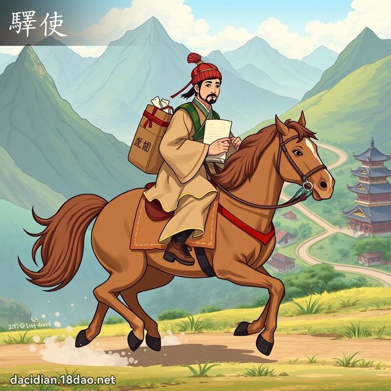驛使 - 国语大辞典配图
