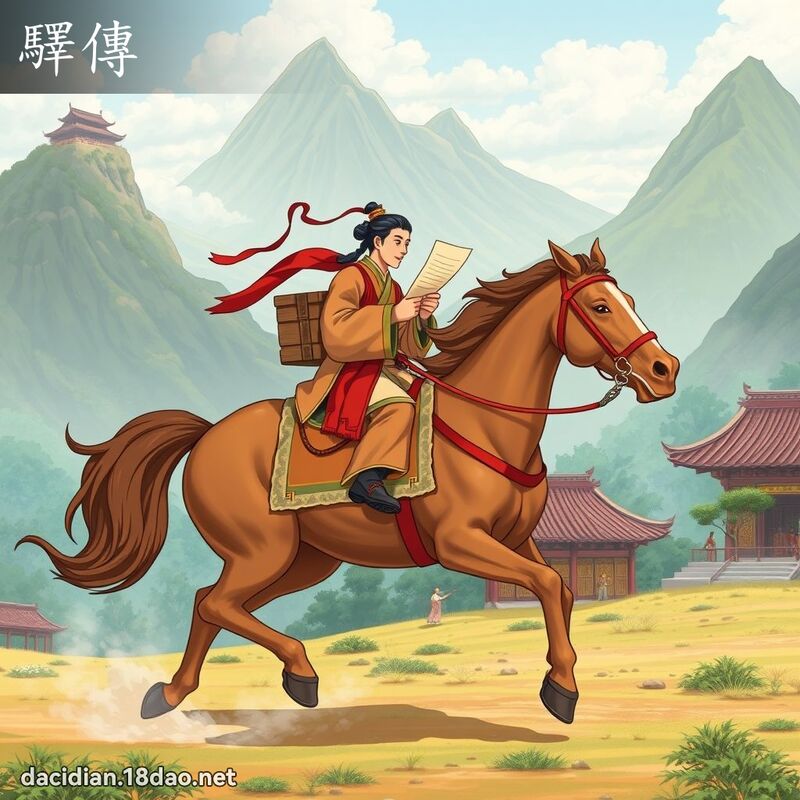 驛传 - 国语大辞典配图