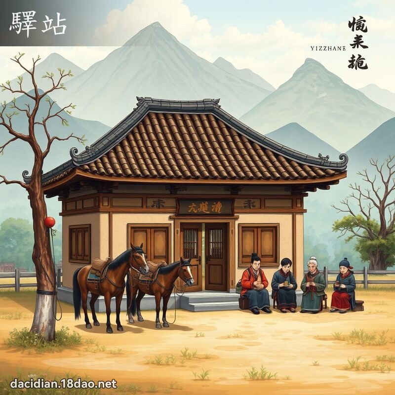 驛站 - 國語大辭典配圖
