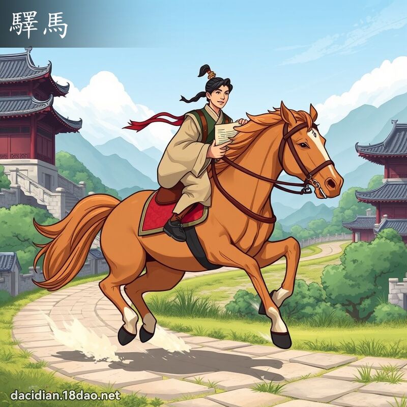 驛马 - 国语大辞典配图