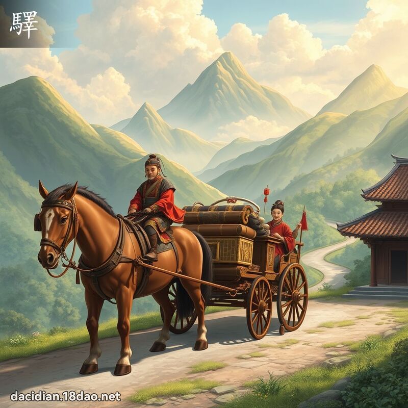 驛 - 國語大辭典配圖
