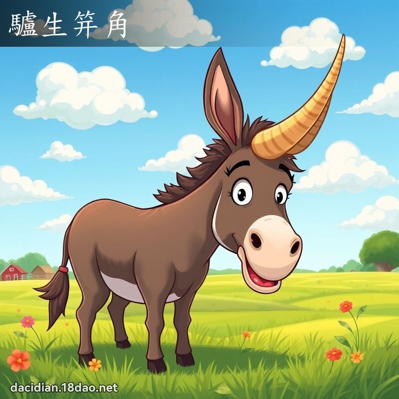 驢生笄角 - 國語大辭典配圖