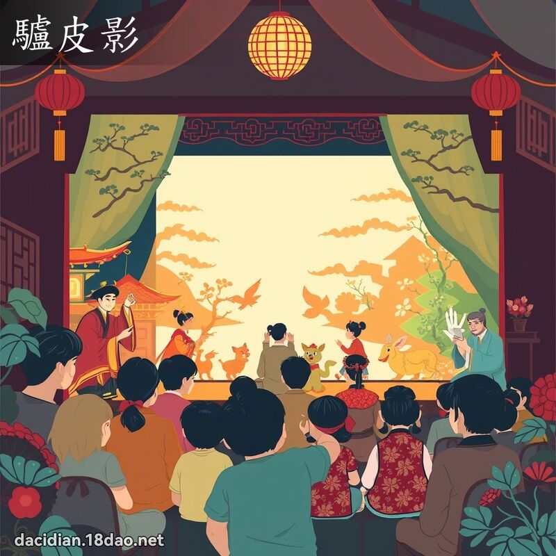 驢皮影 - 國語大辭典配圖