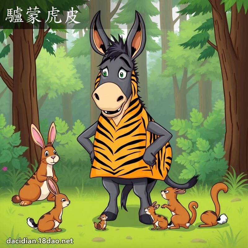驢蒙虎皮 - 國語大辭典配圖