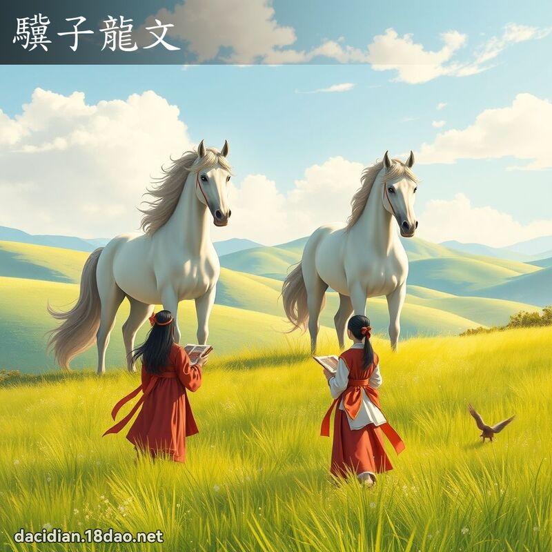 驥子龍文 - 國語大辭典配圖