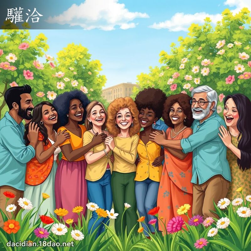 驩洽 - 国语大辞典配图