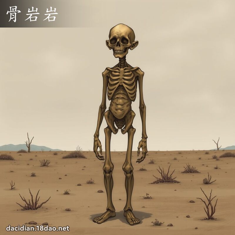 骨岩岩 - 国语大辞典配图
