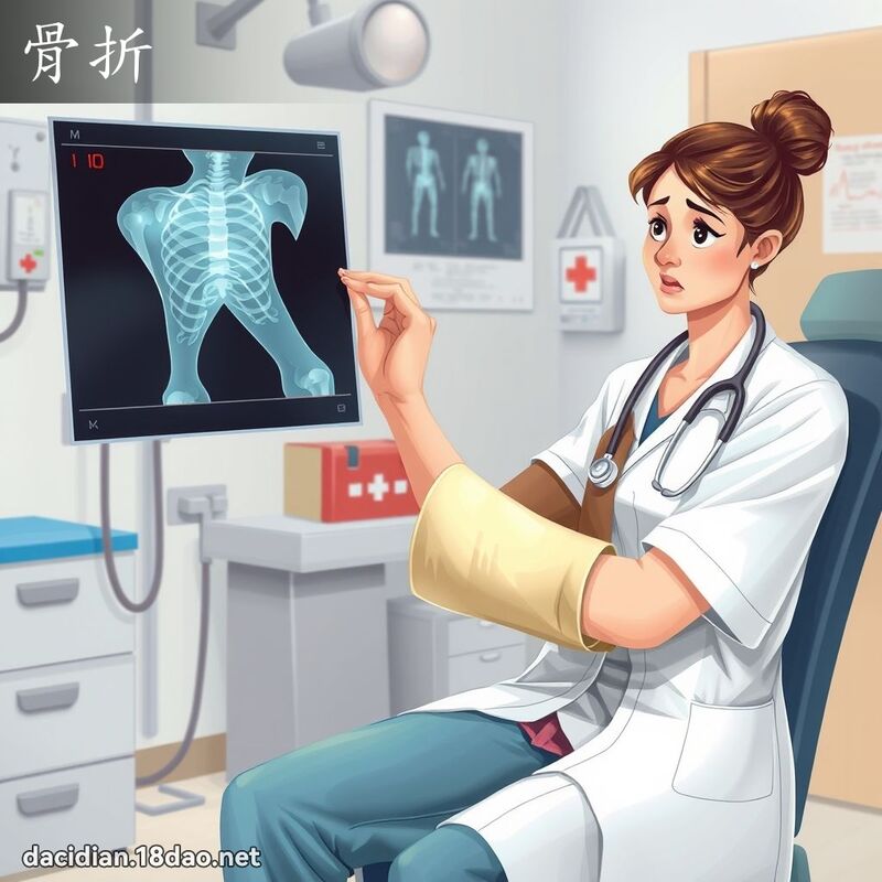骨折 - 國語大辭典配圖