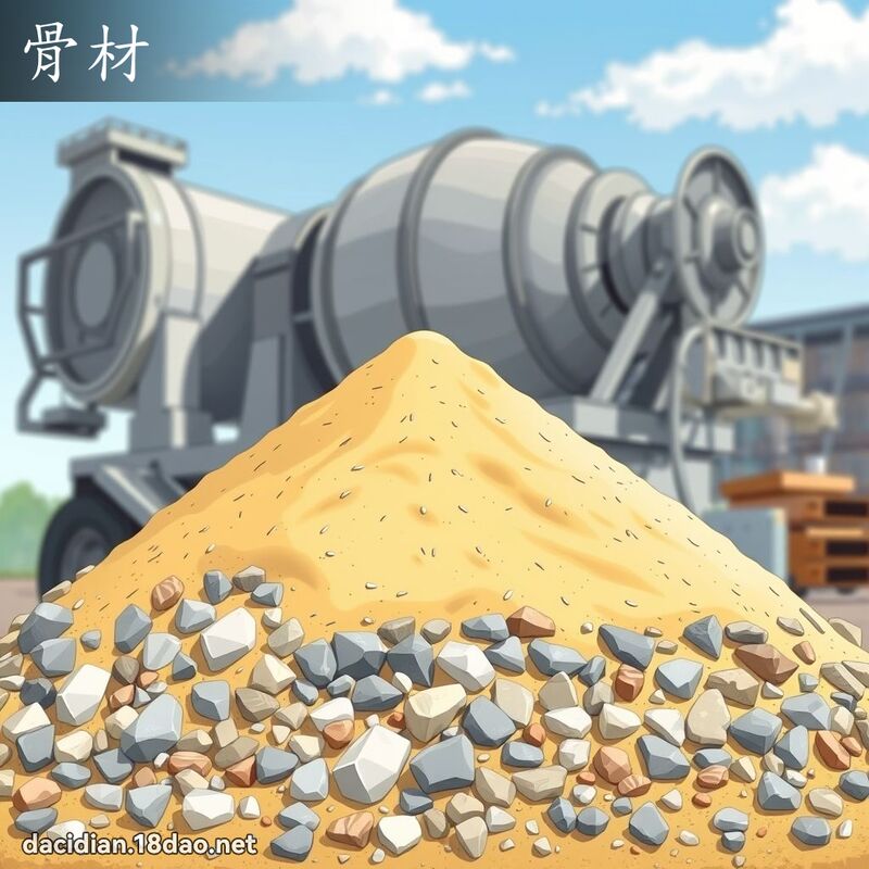 骨材 - 国语大辞典配图