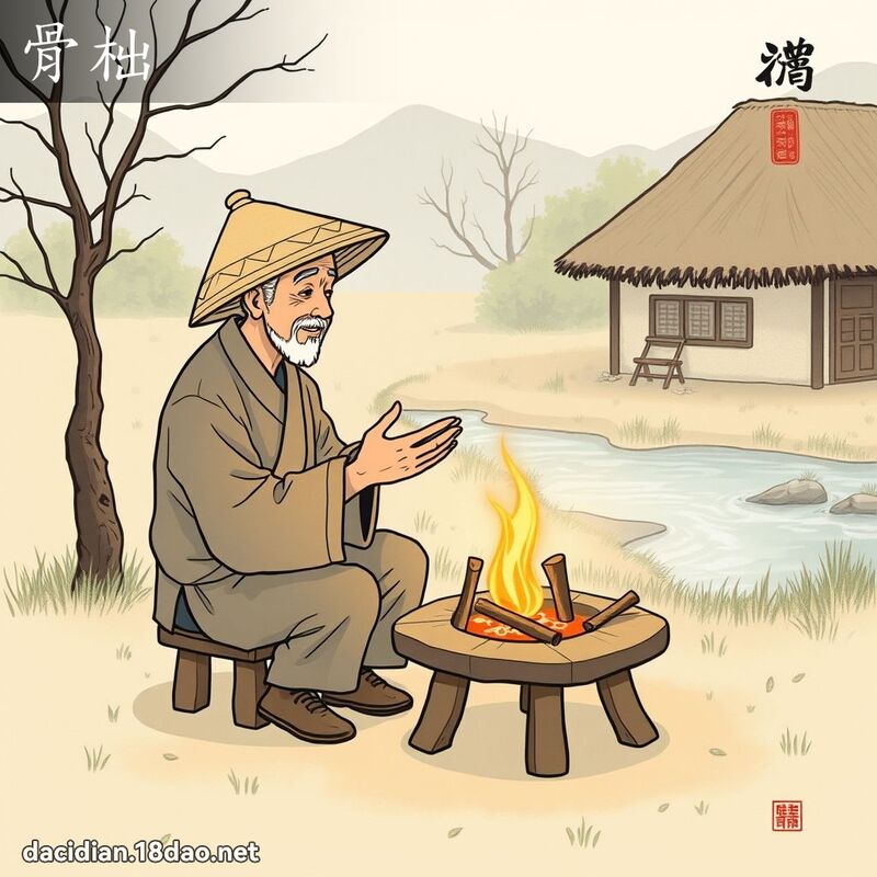 骨柮 - 國語大辭典配圖