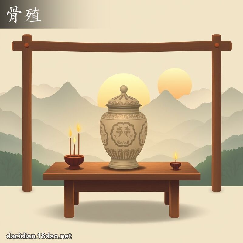 骨殖 - 国语大辞典配图
