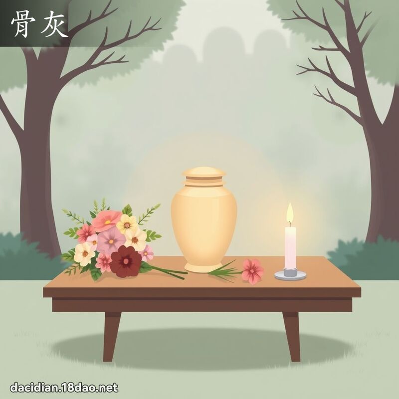 骨灰 - 国语大辞典配图