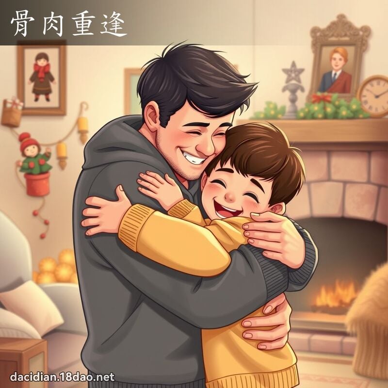 骨肉重逢 - 國語大辭典配圖