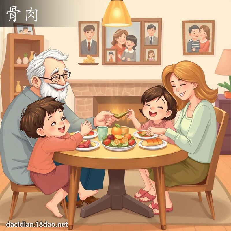 骨肉 - 国语大辞典配图