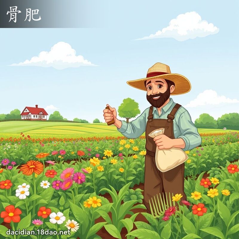 骨肥 - 国语大辞典配图
