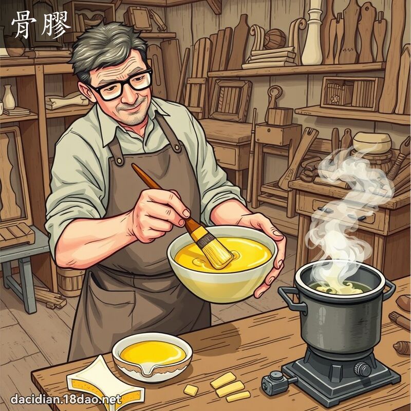 骨胶 - 国语大辞典配图