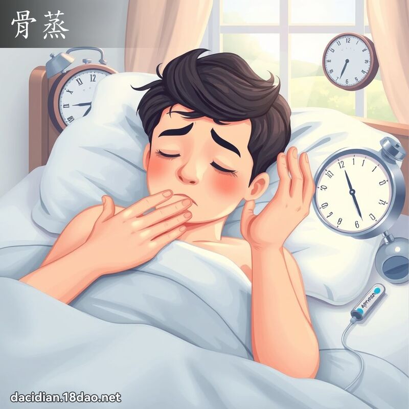 骨蒸 - 國語大辭典配圖