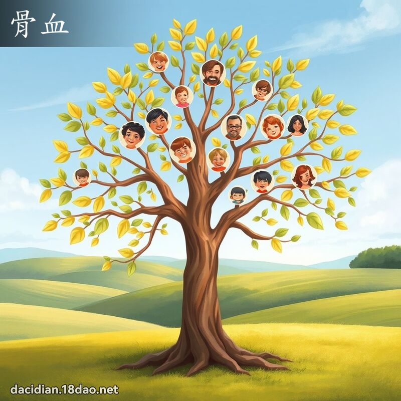 骨血 - 国语大辞典配图