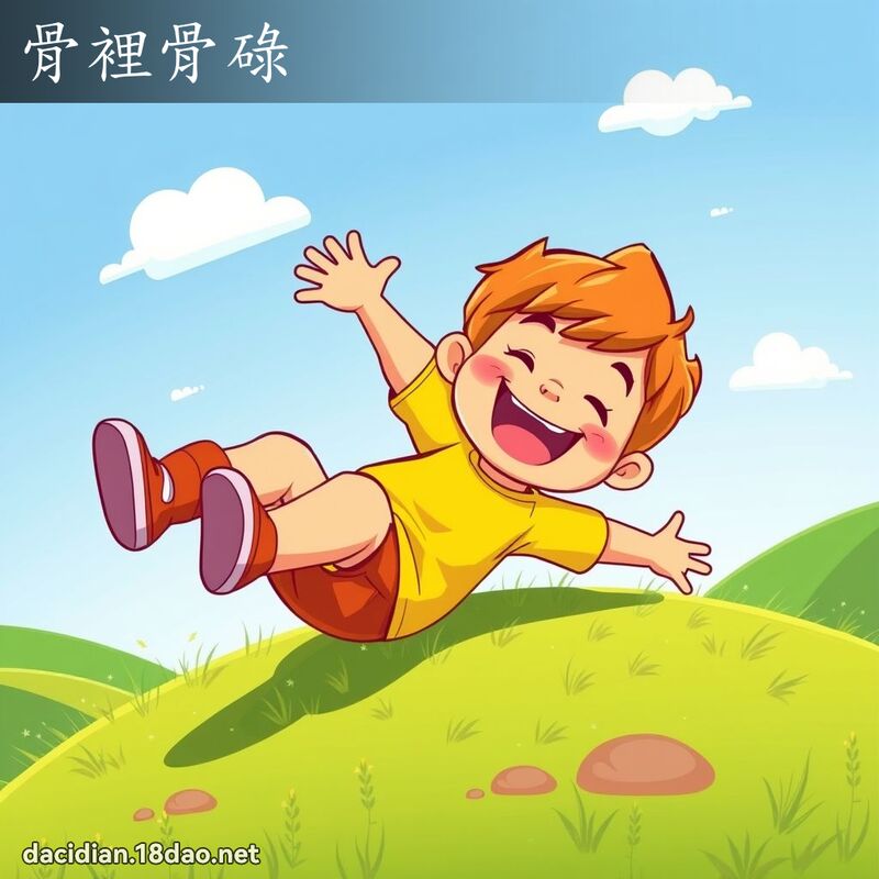 骨裡骨碌 - 國語大辭典配圖