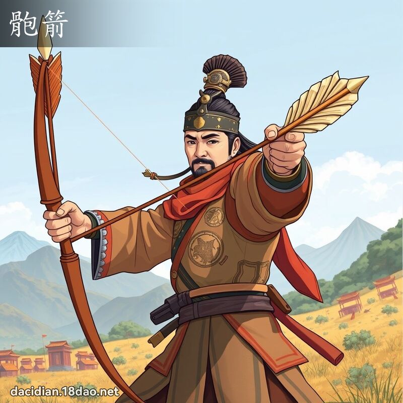骲箭 - 國語大辭典配圖