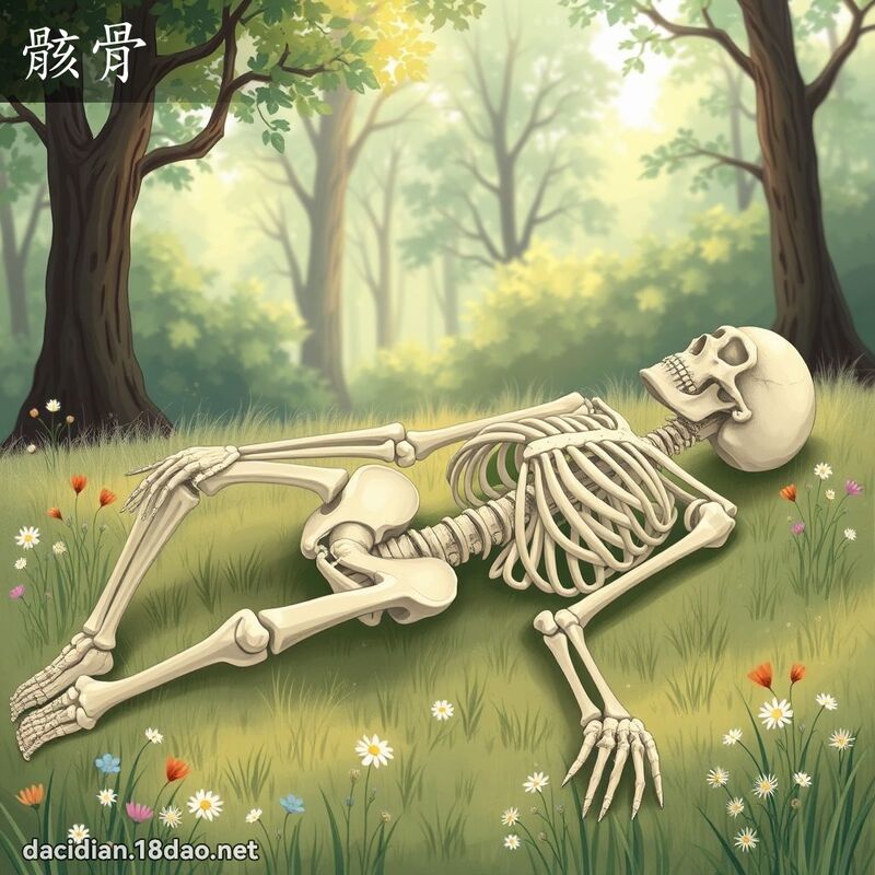 骸骨 - 国语大辞典配图