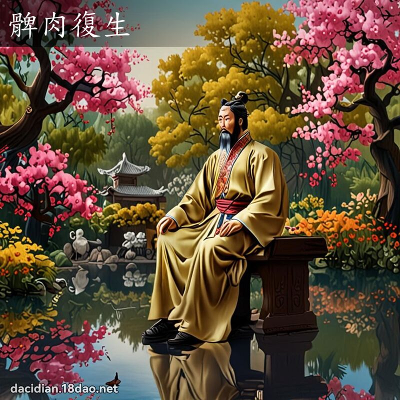 髀肉復生 - 國語大辭典配圖