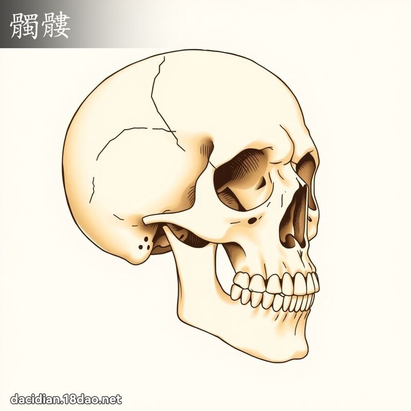 髑髏 - 國語大辭典配圖