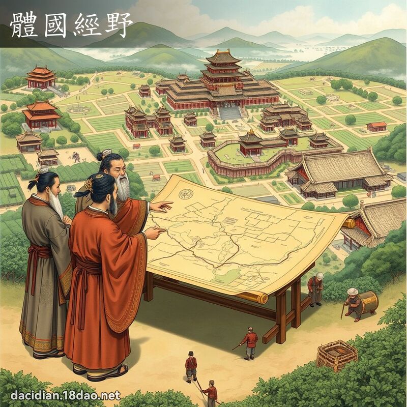 體國經野 - 國語大辭典配圖