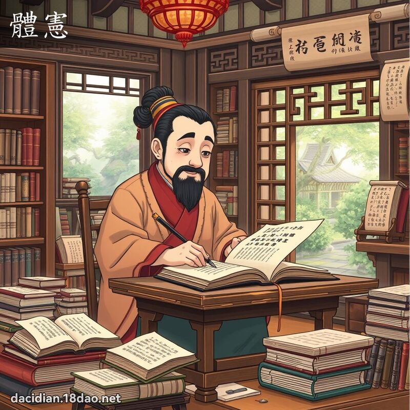 体宪 - 国语大辞典配图