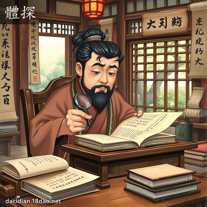 体探 - 国语大辞典配图
